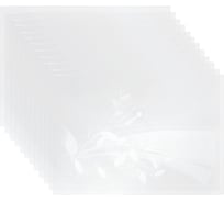 Папка на кнопке Flexoffice А4 прозрачная, 12 шт FO-CBF02 CLEAR