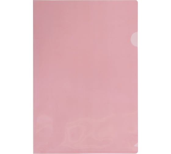 Папка-уголок Flexoffice А4 розовая, 10 шт FO-CH06 PINK 1