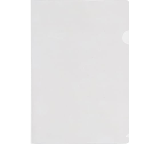 Папка-уголок Flexoffice f4 прозрачная, 10 шт FO-CH04 CLEAR 1