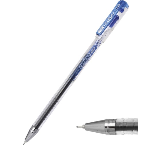 Ручка гелевая Flexoffice amigo синяя, 12 шт FO-GEL015 BLUE