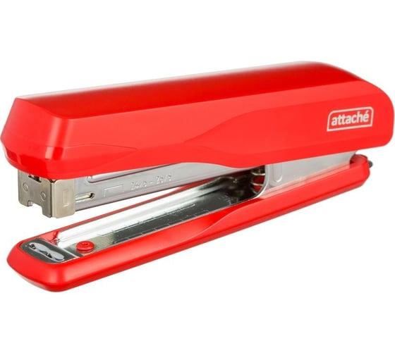 Степлер Attache msr2430 №24/6-26/6, до 30 листов, металл, красный 1271893