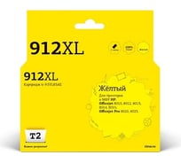 Картридж T2 (3YL83AE №912XL) для HP Officejet 8010, 8012, 8013, 8014, 8015, Officejet Pro 8020, 8023 (825стр.), желтый, с чипом IC-H3YL83AE