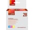 Картридж EasyPrint (C8728AE/28) для HP Deskjet 3320, 3520, 3550, 5650, 1210, 1315, цветной IH-8728 1