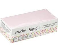 Стикеры Attache simple с клеевым краем 38x51 пастельные цвета 12 блок в упаковке 1635536 1717547