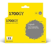 Картридж T2 (PFI-1700GY/0781C001) для Canon imagePROGRAF iPF-PRO-2000, 4000, 6000 (700мл.), серый, с чипом IC-CPFI-1700GY