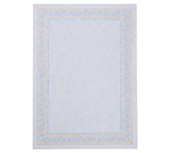 Сертификат-бумага Attache А4 50 шт в упаковке синеоранжевая рамка id3 1412165 1