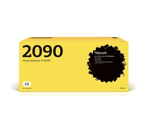 Картридж T2 (TN-2090/TN2090/2090) для Brother HL-2132R, DCP-7057R (1000 стр.) TC-B2090 1
