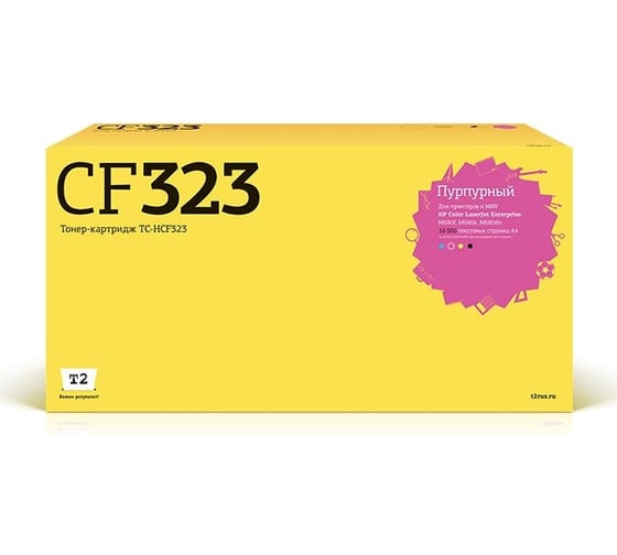 Картридж T2 (CF323A/CF323/323A) для HP CLJ Enterprise M680f, M680z, M680dn (16500стр.) пурпурный, с чипом TC-HCF323 1