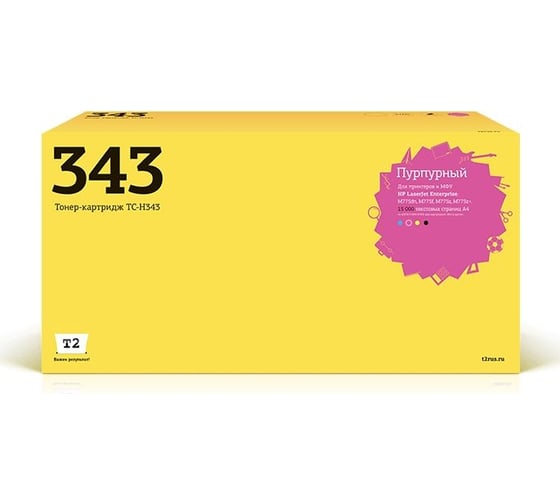 Картридж T2 (CE343A/651A/651 A) для HP LJ Enterprise 700 M775dn, M775f, M775z, M775z+ (15000стр.) пурпурный,с чипом TC-H343