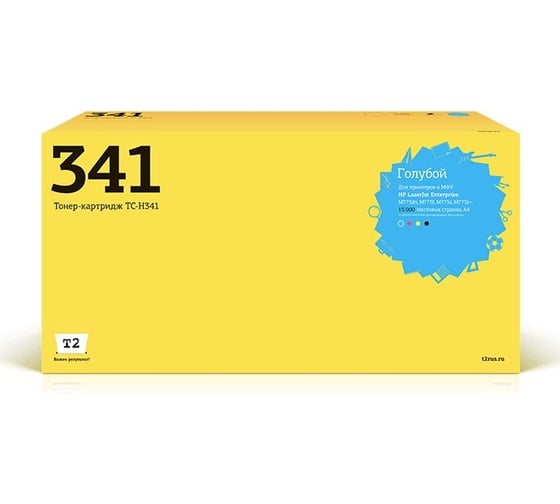 Картридж T2 (CE341A/651A/651 A) для HP LJ Enterprise 700 M775dn, M775f, M775z, M775z+ (15000стр.) голубой, с чипом TC-H341