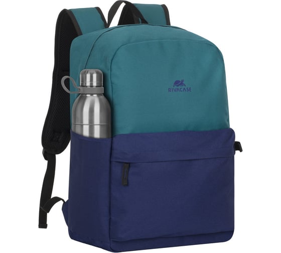 Рюкзак RIVACASE Aquamarine/cobalt Laptop backpack blue 20л, 15.6" 5560aquamarine
