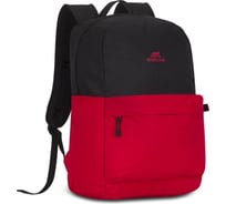 Рюкзак RIVACASE Laptop backpack black/pure, red, 20л, 15.6" 5560black