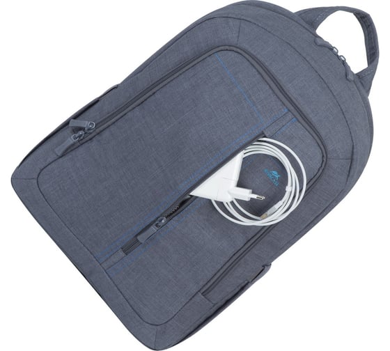 Рюкзак RIVACASE Laptop Canvas Backpack grey, 15.6" 7560grey