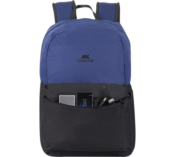 Рюкзак RIVACASE Cobalt Laptop backpack blue/black 20л, 15.6" 5560blue