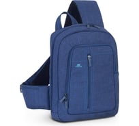 Рюкзак RIVACASE Laptop Canvas Sling Backpack blue, 13.3" 7529blue