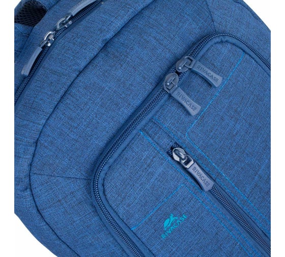 Рюкзак RIVACASE Laptop Canvas Sling Backpack blue, 13.3" 7529blue