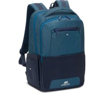 Рюкзак RIVACASE Steel Laptop backpack blue/aquamarine, 15.6" 7767blue
