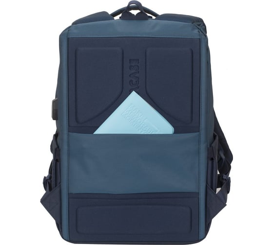 Рюкзак RIVACASE Steel Laptop backpack blue/aquamarine, 15.6" 7767blue