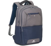 Рюкзак RIVACASE Steel Laptop backpack blue/grey, 17.3" 7777