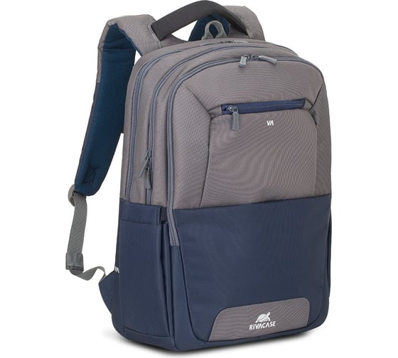 Рюкзак RIVACASE Steel Laptop backpack blue/grey, 17.3" 7777