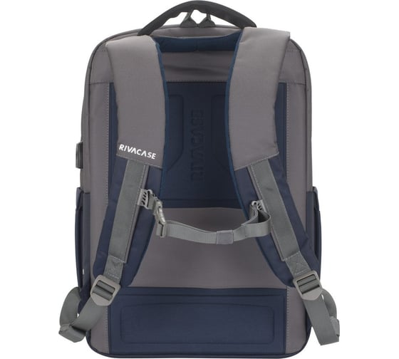 Рюкзак RIVACASE Steel Laptop backpack blue/grey, 17.3" 7777