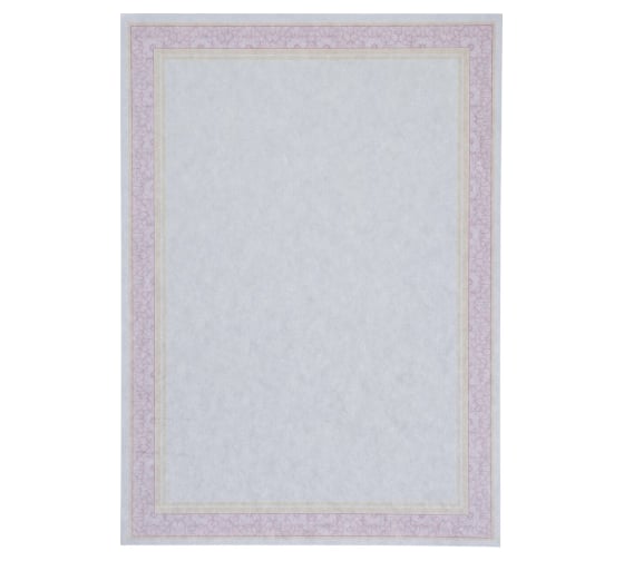 Сертификат-бумага Attache А4 двойная рамка краснооранжевая id10, 25 шт в упаковке 1796363 1