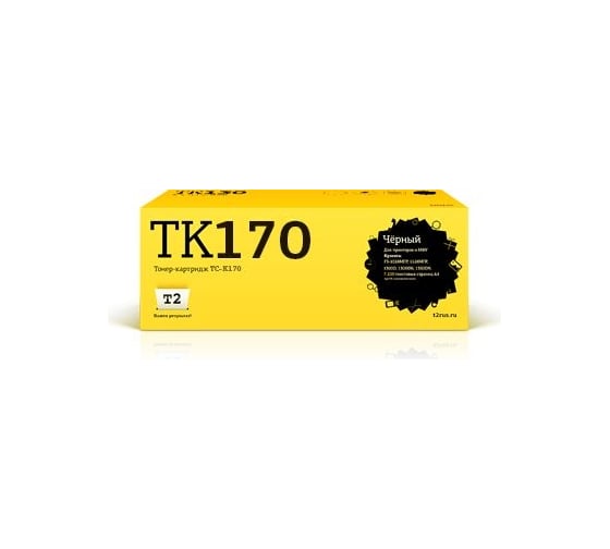Тонер-картридж T2 (TK-170/TK170/170) для Kyocera FS-1320D, 1370DN, ECOSYS P2135d, P2135dn (7200 стр.) с чипом TC-K170