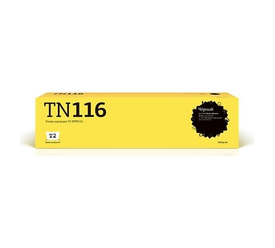 Тонер-картридж T2 (TN-116/TN-118/TN116/TN118/BizHub) для Konica-Minolta BizHub 164, 165, 185 (11000 стр.) с чипом TC-MTN116