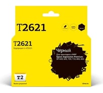 Картридж T2 IC-E621 (C136214010/621/XP-600/605/700/800) для Epson Expression Premium XP-600, 605, 700, 800, черный, с чипом IC-ET2621