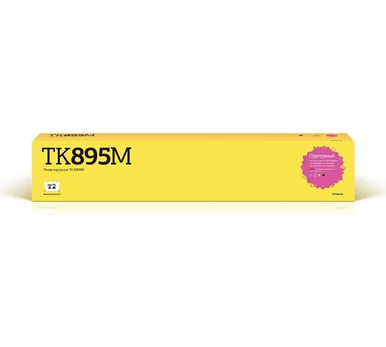 Тонер-картридж T2 (TK-895M/TK895M/895M) для Kyocera FS-C8020, C8025, C8520, C8525 (6000 стр.) пурпурный, с чипом TC-K895M