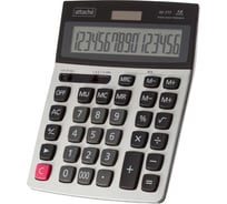 Настольный калькулятор Attache полноразм. af-777 16р, два источника питания, 209x154 мм, черный 1550719
