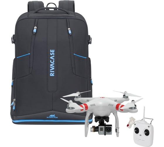 Рюкзак RIVACASE Drone Backpack large for black 16" laptop 7890