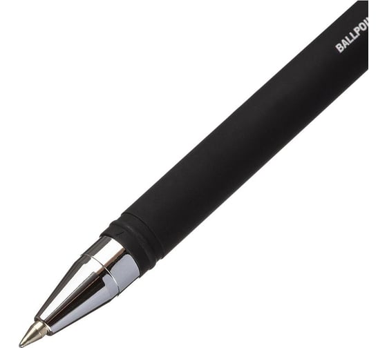 Шариковая неавтоматическая ручка Bruno Visconti slimwrite.black 0,5 мм, синяя 200009 1641230