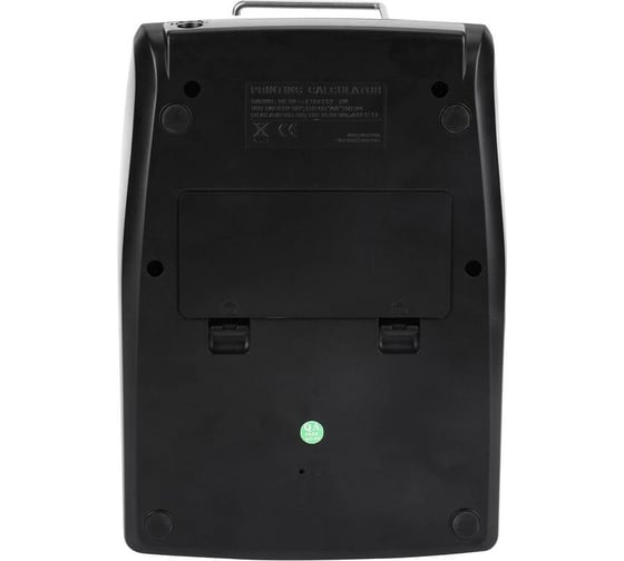 Печатающий калькулятор DELI em121-eu 12-разрядов, 172x203x55 мм, черный 13623 1838694
