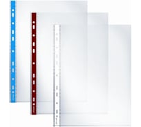 Файл-вкладыш Комус А4, 35 мкм, русская серия олимпика, 30 шт. 273225