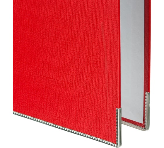 Папка-регистратор Attache 50 мм, красный, металлический уголок, реестр 1619243