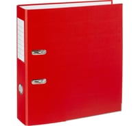 Папка-регистратор Attache 75 мм, красный, металлический уголок, реестр 1619239