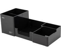 Подставка-органайзер для канцелярских мелочей DELI ez00220 6 отделений, черный 13623 1696480