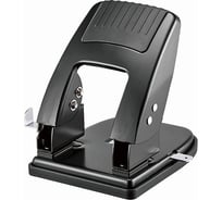 Дырокол KW-Trio Cool Heavy Duty 09865BLACK максимум 40 листов, металл, черный, отверстия 2, с линейкой 1955989