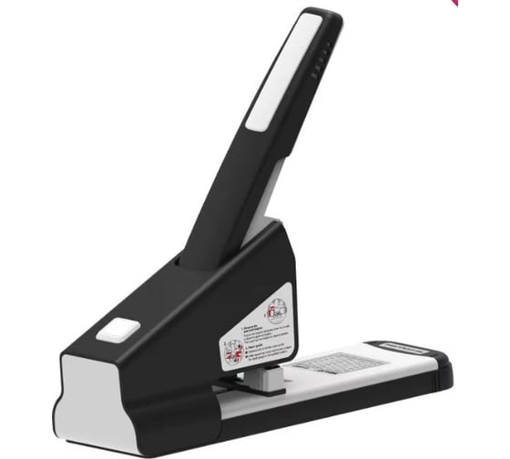 Мощный степлер KW-Trio 050MX Lever-Tech 23/6 23/17, 140 листов, черный, 100 скоб, металл/пластик, закрытый 1956040 1