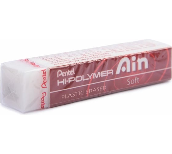 Большой ластик Pentel Hi-Polymer Ain 65x13.6x13.6 мм, 36 шт ZETS07 670098 1