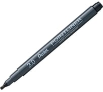 Линер Pentel Pointliner Calligraphy S20P-C30A 3 мм, 12 шт, черные чернила 708865