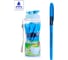 Ручка с масляными чернилами Flexoffice maxxie neon синяя, 25 шт FO-GELB035N BLUE 1