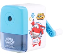 Механическая точилка для карандашей DELI er10409 super wings 1 отверстие, пластик, ассорти 1681165