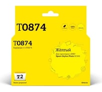 Картридж T2 (T08744010/T0874) для Epson Stylus Photo R1900, желтый, с чипом IC-ET0874