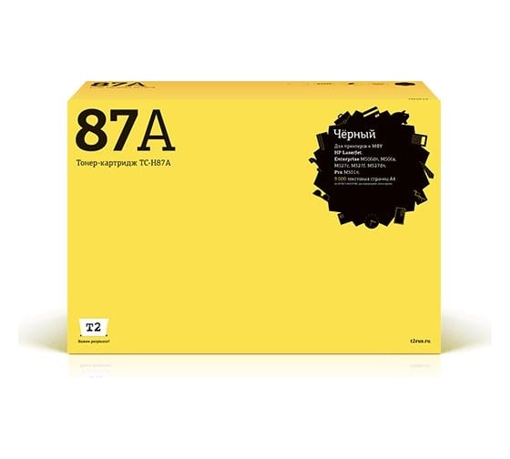 Картридж T2 (87A/CF287A/287A) для HP LJ Pro M501n, Enterprise M506, M527 (9000стр.) с чипом TC-H87A 1