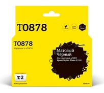 Картридж T2 (T08784010/T0878) для Epson Stylus Photo R1900, матовый черный, с чипом IC-ET0878