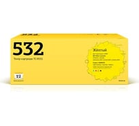 Картридж T2 (CC532A/CE412A/CF382A/718Y) для HP Color LaserJet CP2025, CM2320n, Canon 718Y (2800 стр.) Желтый, с чипом TC-H532