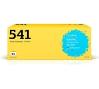 Картридж T2 (CB541A/125A/125 A) для HP Color LaserJet CP1215, CP1515n, Canon 716C (1400 стр.) Голубой, с чипом TC-H541