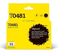 Картридж T2 (C13T04814010/T0481) для Epson Stylus Photo R200, R300, RX500, RX600, черный, с чипом IC-ET0481